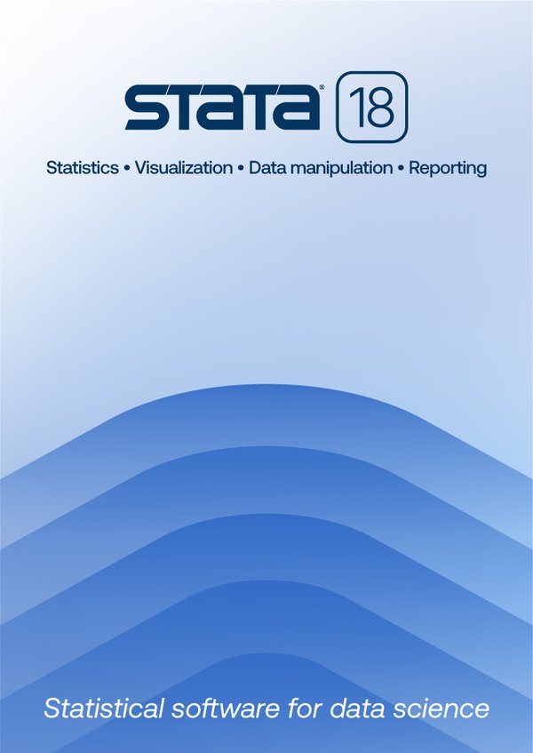 Stata 18 - DVD + Download (Nur in Verbindung mit einer Stata-Lizenz bestellbar!) Lieferung per Post!